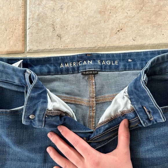 American Eagle The Dream Team Jeans - Super Stretchy with Rips & Highwaisted - Picture 3 of 6